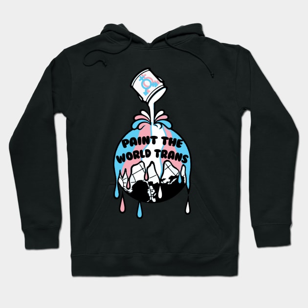 paint the world trans Hoodie by remerasnerds